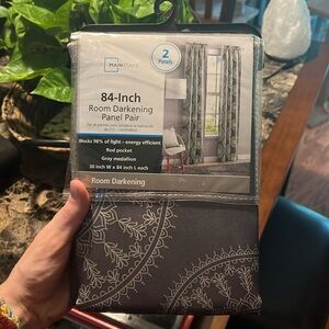 84 inch Room Darkening Panel Pair - Curtains